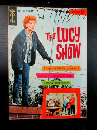The Lucy Show 1,  Fn/vf,  1963 Comic,  Pin - Up On Back - Lucille Ball W/ Elephant