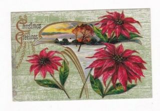 Vintage Waynesboro,  Pa.  Peoples National Bank Christmas Card Post Card