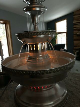 Apex Vintage Stainless Steel Champagne Punch Fountain Light (. )