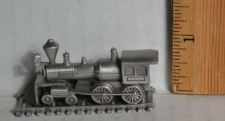 Vintage Miniature Pewter Locomotive " Comet " Train Engine Figure