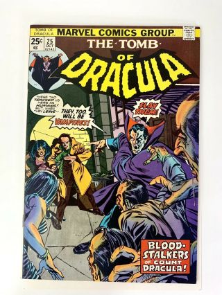 Tomb Of Dracula 25 Marvel Oct 1974 1st Appearance Of Hannibal King