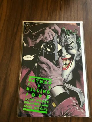 Batman The Killing Joke 1st Print 1988 Dc Classic Joker Cover Alan Moore