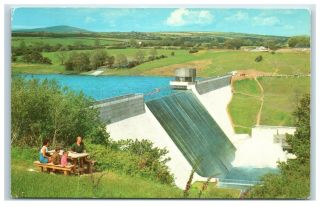 Vintage Picture Postcard Llys Y Fran Reservoir Pembrokeshire Wales