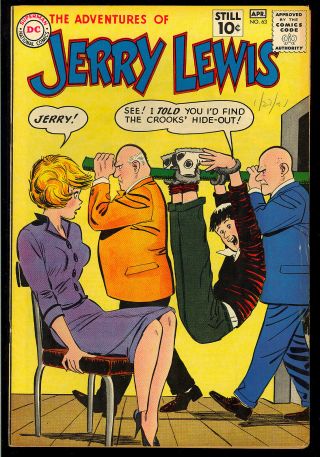 Adventures Of Jerry Lewis 63 Silver Age Dc Comic 1961 Fn,