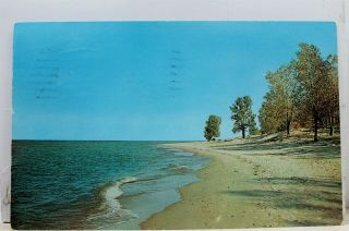 Pennsylvania Pa Erie Presque Isle State Park Lake Sandy Beaches Postcard Old Pc