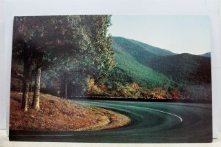 Virginia Va Blue Ridge Mountains Shenandoah Valley Skyline Drive Postcard Old Pc