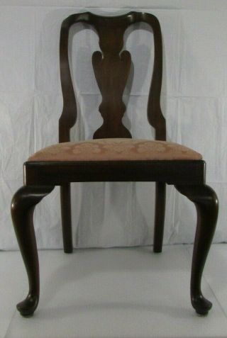 Henkel Harris Queen Anne Mahogany Dining Chair 110 S Vintage 2