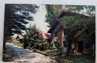 North Carolina Nc Asheville Biltmore Handwoven Homespun Shops Postcard Old View