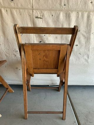 Vintage Heywood Wakefield Wood Folding Chair Deck Chair Antique 