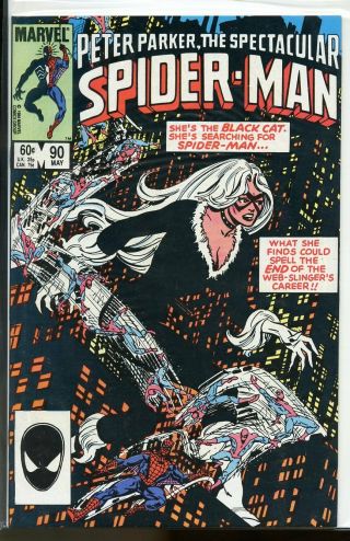 Spectacular Spider - Man 90 - 99 Vf/nm 9.  0 Complete Run 1984 Marvel Comics