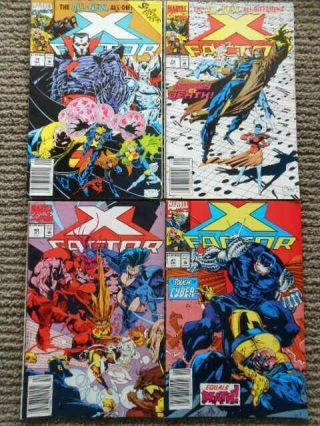 X - Factor Comics 78,  79,  80 And 81 Rare Australian Price Variants From 1992