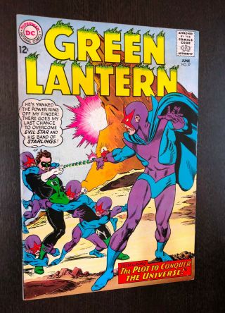 Green Lantern 37 (dc 1965) - - F,  To F/vf