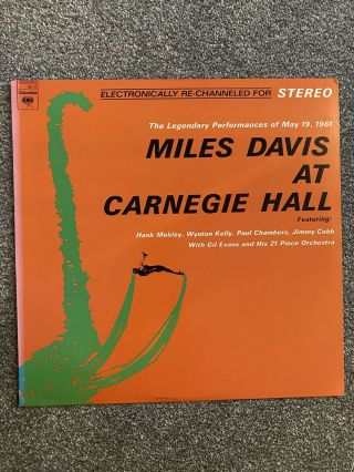 Miles Davis At Carnegie Hall - Lp Vinyl Record Music Album Xmas Gift Jazz Music