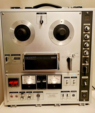 Vintage Sony Tc - 630 Reel To Reel 3 Head Stereo Tape Recorder Only