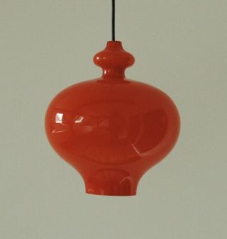 Vintage Swedish glass pendant light by Hans Agne Jakobsson,  AB Markaryd,  lamp 5
