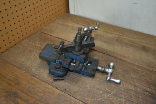 L1033 - Vintage Craftsman Lathe Compound Cross Slide Tool Rest w/Post & Holder 2