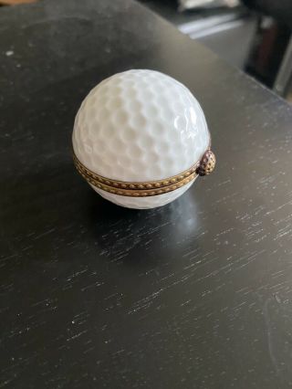 Limoges Golf Ball Box