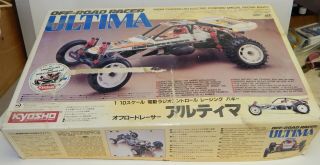 Vintage Kyosho Ultima 1986 Kit 3115 1/10 Off Road Racer Buggy Rc Project Part??