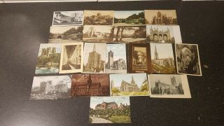 20 Old Postcards Abbey 