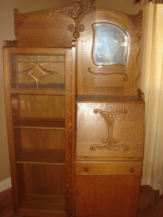 Antique Secretary In,  Lovely Piece Of Furniture.
