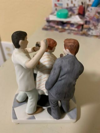 Norman Rockwell Ceramic Figurine “ First Haircut ” by The Norman Rockwell Museum 3