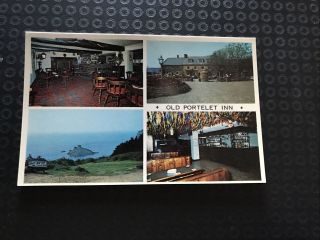 Vintage Postcard - Old Portelet Inn Portelet Bay Jersey - S4