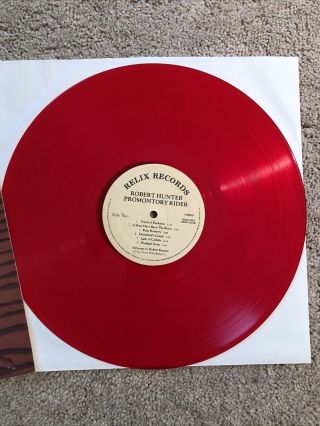 415 Grateful Dead’s Robert Hunter Red LP Collector LP Promontory Rider 3