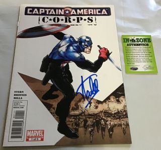 Captain America Corps 1 Of 5 Signed By Stan Lee