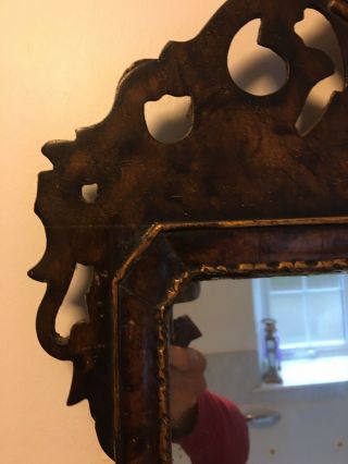 Antique GEORGIAN Shell Mirror Giltwood 2