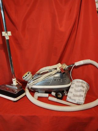 Vintage Tristar Canister Vacuum Cleaner Cxl Turbo Brush