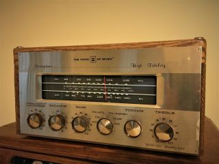 Voice Of Music Vom Vintage Stereo Tube Amp Receiver W/ Bluetooth - Sounds Great