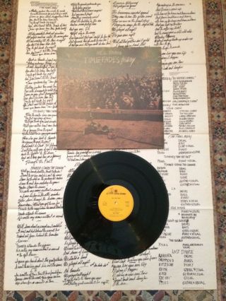 Neil Young Time Fades Away Lp Uk 1st Press Vinyl,  Insert