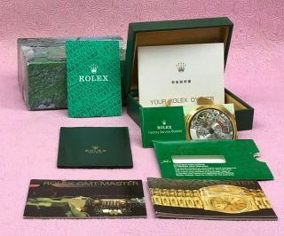 Rolex Vintage Gmt - Master Watch Box Booklet Cade Case 68.  00.  71 B4511