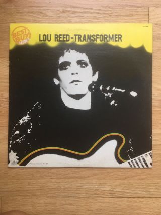 Lou Reed Transformer Rca Ayl1 - 3806 Best Buy Series Reissue,  Previously Afl1 - 4807