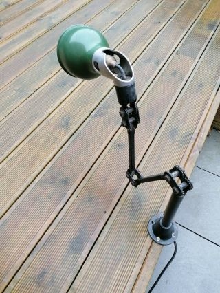 Vintage Mek Elek 3 Arm Anglepoise Industrial Lamp