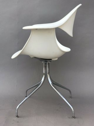 GEORGE NELSON HERMAN MILLER SWAG LEG CHAIR - SIGNED - MID CENTURY MODERN EAMES 2