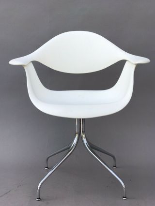 GEORGE NELSON HERMAN MILLER SWAG LEG CHAIR - SIGNED - MID CENTURY MODERN EAMES 3