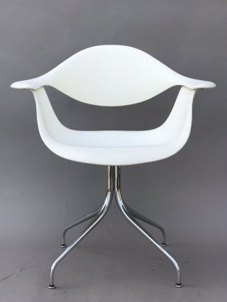 GEORGE NELSON HERMAN MILLER SWAG LEG CHAIR - SIGNED - MID CENTURY MODERN EAMES 6
