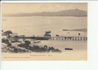 Panorama Of Suva No 3 Fiji Vintage Postcard
