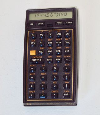 Vintage HP 41CX Hewlett Packard Calculator with Case in 2