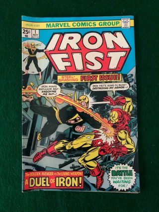 Iron Fist N0.  1,  Marvel Comics 1975