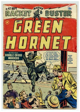Green Hornet Comics 47  Kerry Drake Golden Age Crime 1949 Harvey (j 2072)