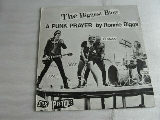 The Sex Pistols The Biggest Blow / My Way (sid Vicious) 12 " Single