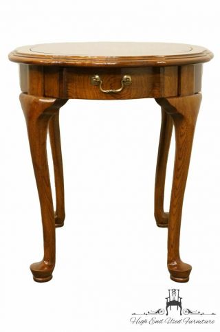 Ethan Allen Country French Burled Wood 22x27 " End / Accent Table 13 - 8603