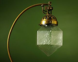 Art Nouveau Brass Table / Wall Lamp - Auguste Delafontaine - W.  A.  S.  Benson Style 3