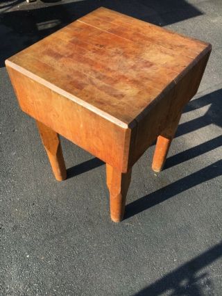 Solid wood Butcher Block table 6