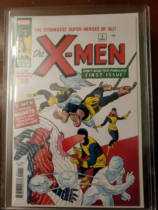Marvel Comics X - Men 1 Silver Age 1963 Key Grail Facsimile Edition W/ Top Loader