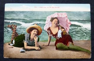 Vintage Pinup,  Join Us On The Beach,  Bathing Beauties,  Pm 1911