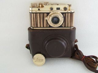 Leica Ii (d) D.  R.  P.  Luftwafe Ww Ii Vintage Russianrf 35mm Gold Camera