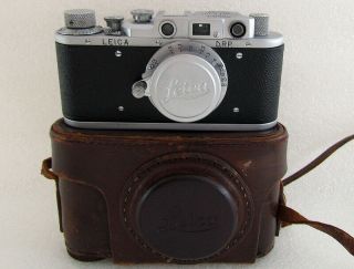 Leica - Ii (d) Drp Ernst Leitz Wetzlar Ww 2 Vintage Russia 35mm Rf Camera
